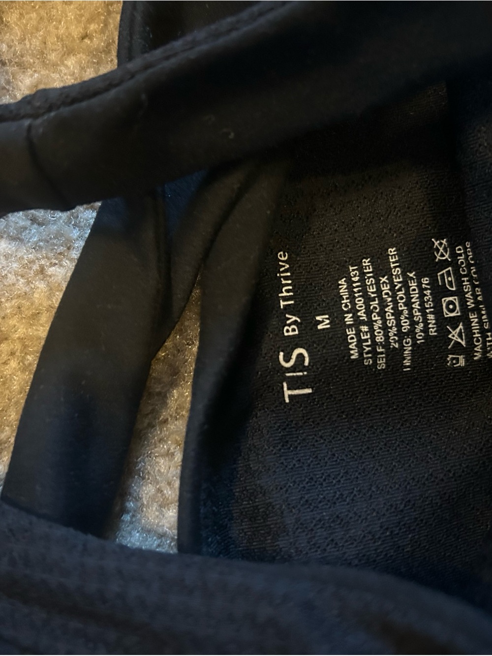 Thrive Black Boot-Cut Jumpsuit with Square Neck - Picture 4 of 4